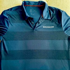 Nike Dri-Fit Denver Broncos Polo, L (Never Worn)